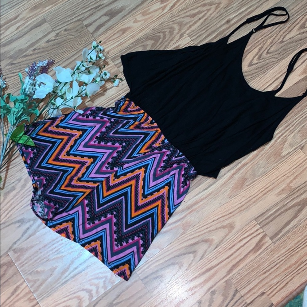 Multi-Stripe Chevron Pattern Romper - image 5